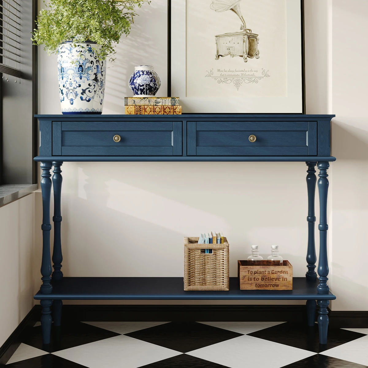 Consola Azul Salina